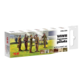 Zdjęcie główne produktu Acrylic paints set for WWII Japanese pilots (12ml x 6) ICM 3056