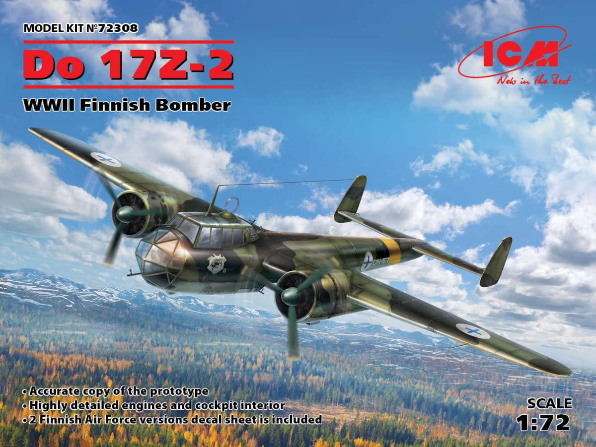 Zdjęcie główne produktu Do 17Z-2 1:72 ICM 72308