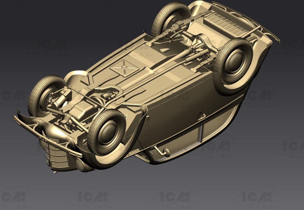 Zdjęcie dodatkowe produktu Wehrmacht Personnel Cars 1:35 ICM DS3504