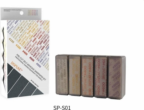 Sanding paper set 180-800, 100pcs DSPIAE 56583