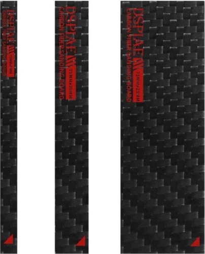Set of 5,10,25mm carbon fiber sanding blocks DSPIAE CB-S