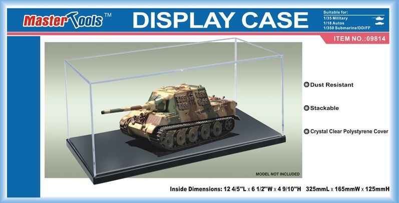 Zdjęcie dodatkowe produktu Gablotka 325 x 165 x 125mm Display Case Trumpeter 09814