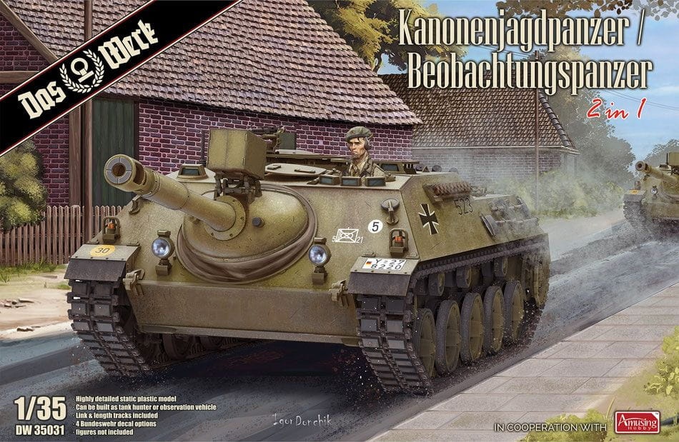 Zdjęcie główne produktu Kanonenjagdpanzer / Beobachtungspanzer 1:35 Das Werk 35031