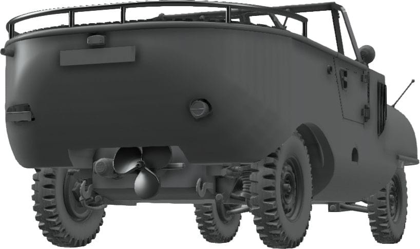 Zdjęcie dodatkowe produktu Schwimmwagen Trippel SG 6/38 1:35 Das Werk 35012