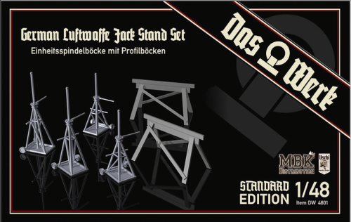 German Luftwaffe Jack Stand Set 1:48 Das Werk 4801