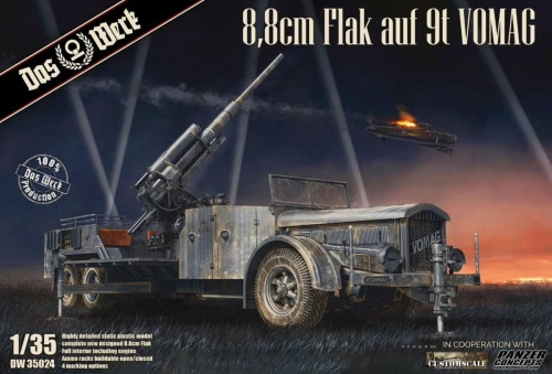 8.8 cm Flak on 9t Vomag 1:35 Das Werk 35024