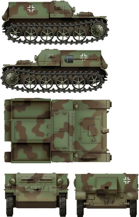Zdjęcie dodatkowe produktu Gepanzerter Munitionsschlepper VK3.02 1:35 Das Werk 35016