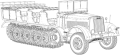 Zdjęcie dodatkowe produktu Mtl. Zgkrwg. 8t, Sd.Kfz. 7 1:35 Das Werk 35037