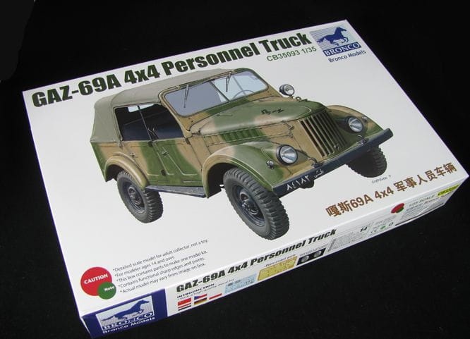 Zdjęcie dodatkowe produktu GAZ-69A 1:35 Bronco CB35093