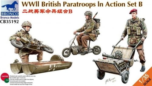 WWII British Paratroops In Action Set B 1:35 Bronco CB35192