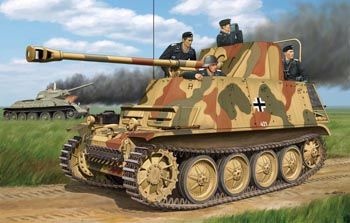 Zdjęcie główne produktu Panzerjaeger II fuer 7.62 cm PaK 36 (Sd.Kfz. 132) Marder II D 1:35 Bronco CB35097