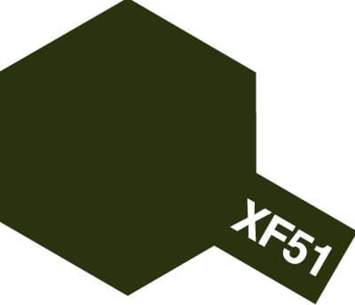Tamiya 81351 XF-51 Khaki Drab Paint 23ml XF51 Acrylic