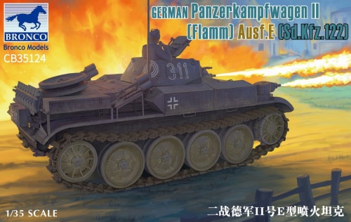 German Panzerkampfwagen II (Flamm) Ausf.E 1:35 Bronco CB35124