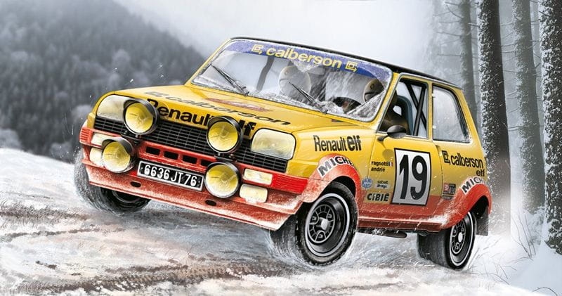 Zdjęcie dodatkowe produktu Renault R5 Alpine Rally 1:24 Italeri 3652