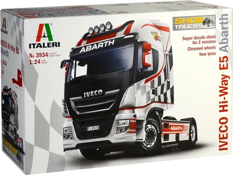Zdjęcie główne produktu Iveco Hi-Way E5 Abarth 1:24 Italeri 3934