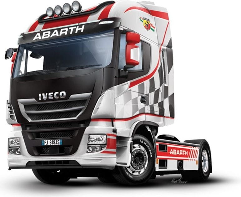 Zdjęcie dodatkowe produktu Iveco Hi-Way E5 Abarth 1:24 Italeri 3934