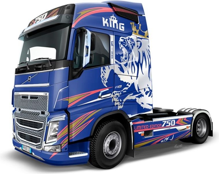 Zdjęcie dodatkowe produktu Volvo FH4 Globetrotter Medium Roof 1:24 Italeri 3942