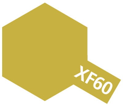 Tamiya 81360 XF-60 Dark Yellow Paint 23ml XF60 Acrylic