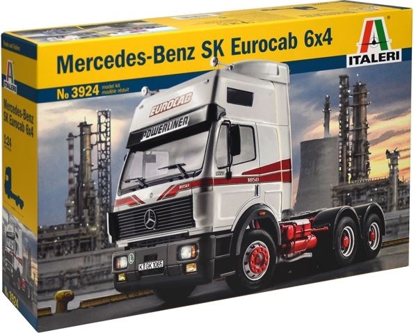 Zdjęcie główne produktu Mercedes-Benz SK Eurocab 6×4 1:24 Italeri 3924