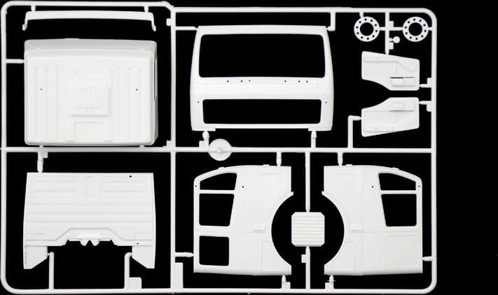 Zdjęcie dodatkowe produktu Mercedes-Benz SK Eurocab 6×4 1:24 Italeri 3924