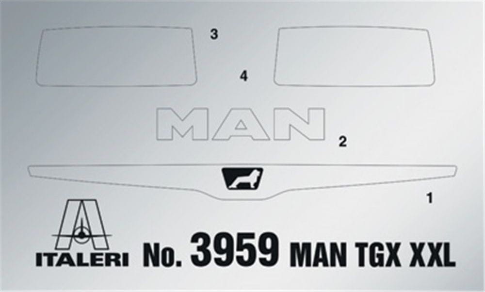 Zdjęcie dodatkowe produktu MAN TGX 18.500 XXL 1:24 Italeri 3959