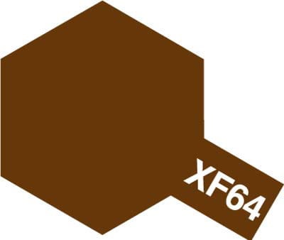 Tamiya 81364 XF-64 Red Brown Paint 23ml XF64 Acrylic