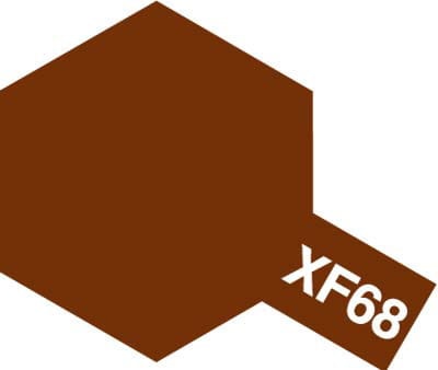 Tamiya 81368 XF-68 NATO Brown Paint 23ml XF68 Acrylic