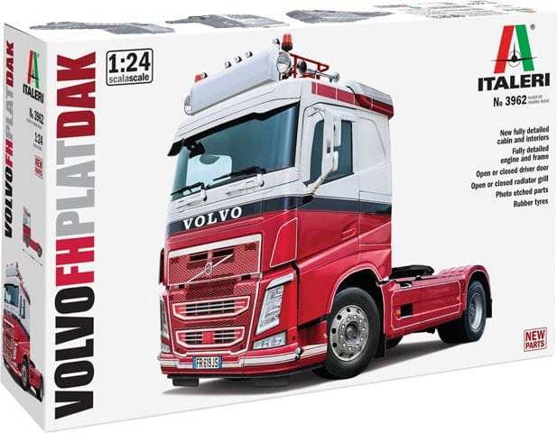 Zdjęcie główne produktu Volvo FH Plat Dak 1:24 Italeri 3962
