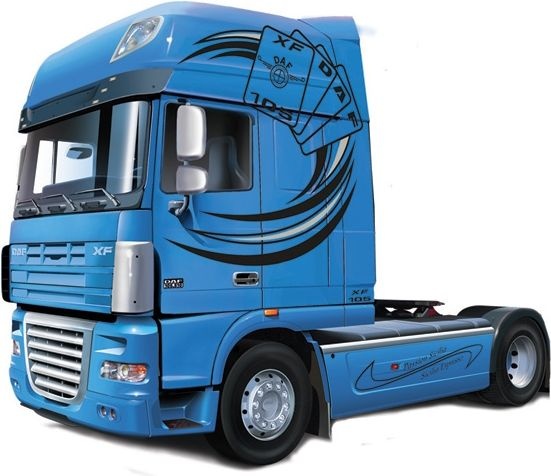 Zdjęcie dodatkowe produktu DAF XF105 Space America 1:24 Italeri 3933