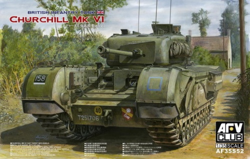 Churchill Mk.VI with Ordnance QF 75mm Mk.V 1:35 AFV Club 35S52
