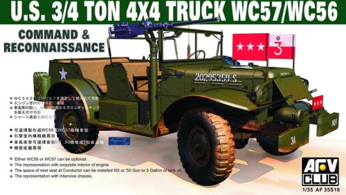 US 3/4 Ton 4x4 Truck WC57/WC56 1:35 AFV Club 35S16