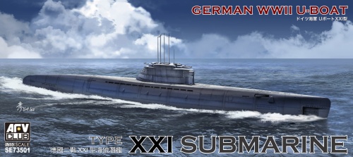 German Type XXI Submarine 1:350 AFV Club SE73501