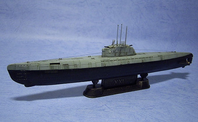 Zdjęcie dodatkowe produktu German Typ XXI Submarine 1:350 AFV Club SE73501