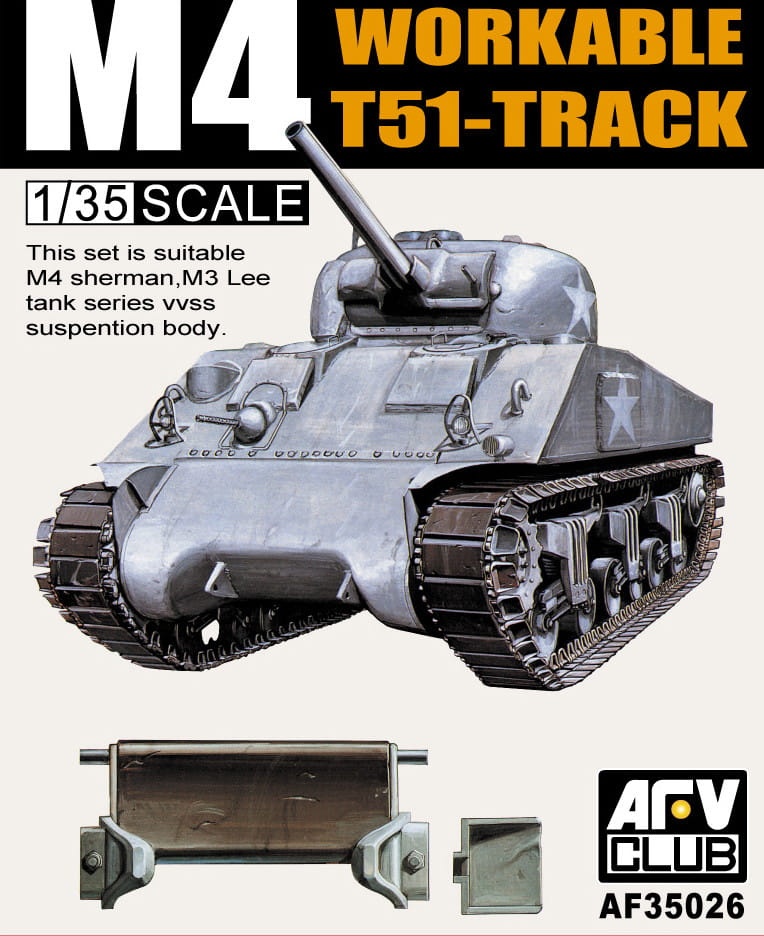 Zdjęcie główne produktu Workable M4 T51-Track 1:35 AFV Club 35026