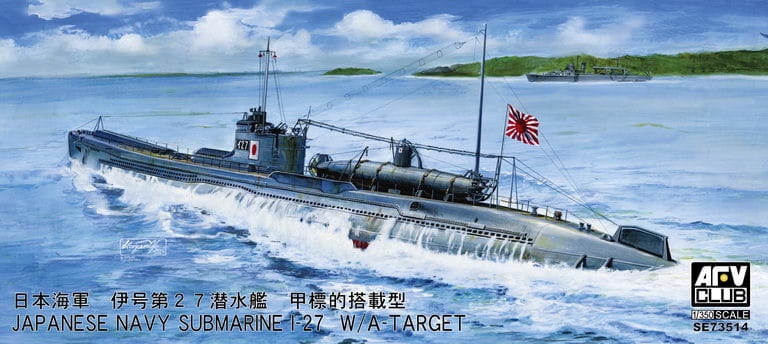 Zdjęcie główne produktu Japanese I-27 Submarine 1:350 AFV Club SE73514