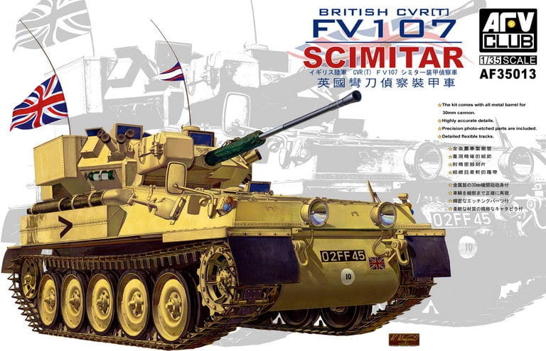 Zdjęcie główne produktu British CVRT FV107 Scimitar 1:35 AFV Club 35013