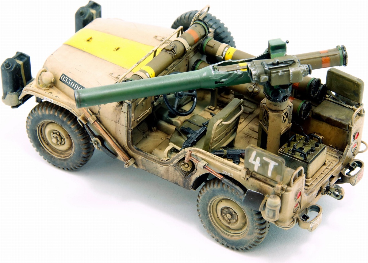 Zdjęcie dodatkowe produktu M38A1/CJ-5 with TOW Anti-Tank Missile Vehicle Orev 1:35 AFV Club 35S97