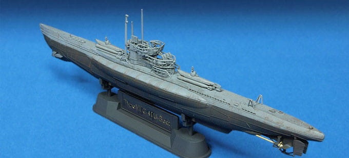 Zdjęcie dodatkowe produktu German U-Boat Type VII D 1:350 AFV Club SE73505