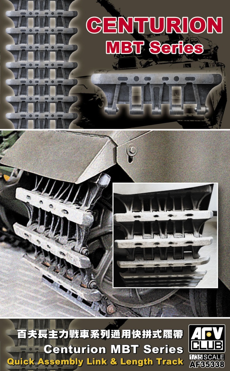 Zdjęcie główne produktu Centurion MBT Series Quick Assembly Link and Length Track 1:35 AFV Club 35338
