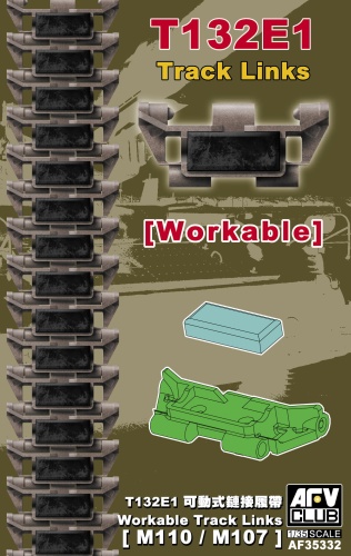 Workable T132E1 Track Links 1:35 AFV Club 35332