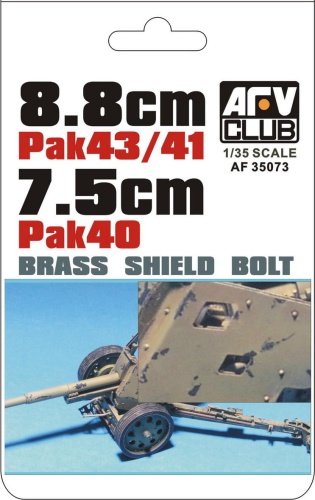 8.8cm PaK 43/41 and 7.5cm PaK 40 Brass Shield Bolt 1:35 AFV Club 35073