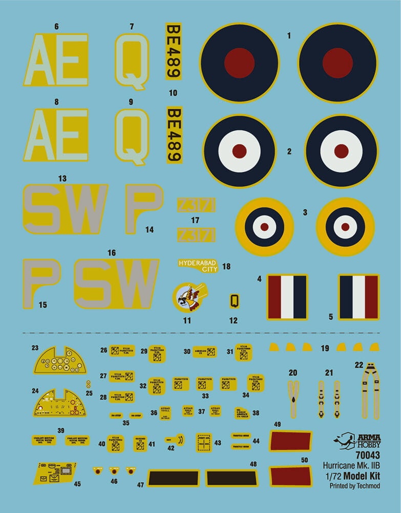 Zdjęcie dodatkowe produktu Hurricane Mk II b Model Kit 1:72 Arma Hobby 70043