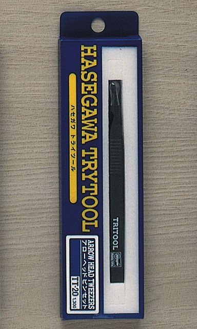 Zdjęcie dodatkowe produktu Arrow Head Tweezers (pęseta strzałkowa) Hasegawa TT20