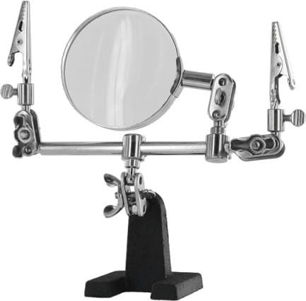Helping Hands and Glass Magnifier Shesto Modelcraft PCL2228