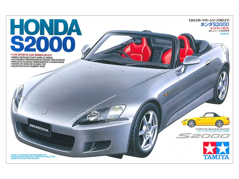 Zdjęcie główne produktu Honda S2000 1:24 Tamiya 24211