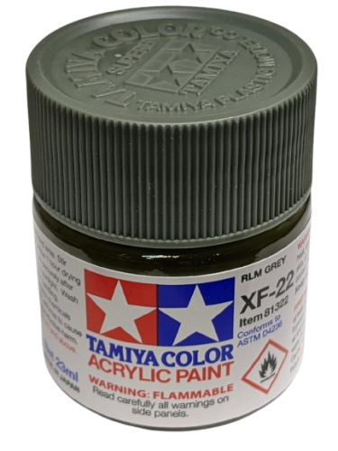 Tamiya 81322 XF-22 RLM Grey Paint 23ml XF22 Acrylic