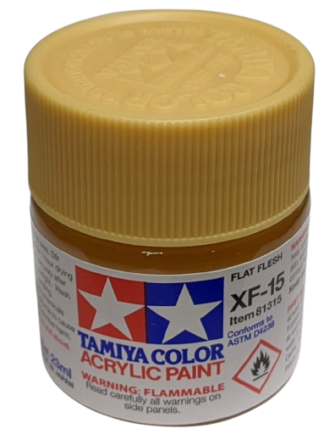 Tamiya 81315 XF-15 Flat Flesh Paint 23ml XF15 Acrylic