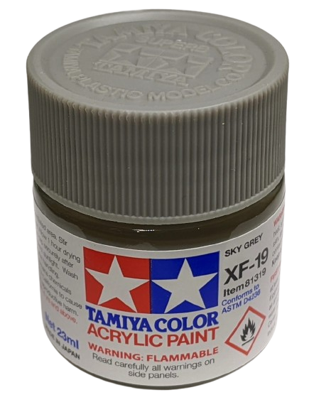 Zdjęcie główne produktu Tamiya 81319 XF-19 Sky Grey Farba 23ml XF19 Acrylic