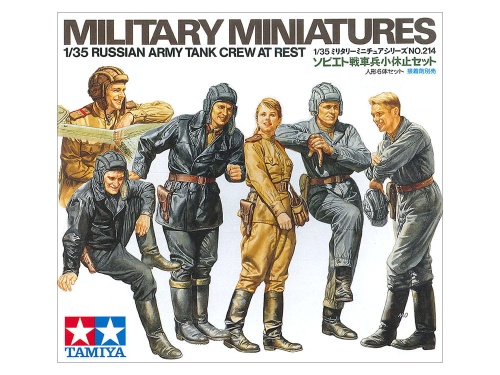 Russian Army Tank Crew at Rest 1:35 Tamiya 35214