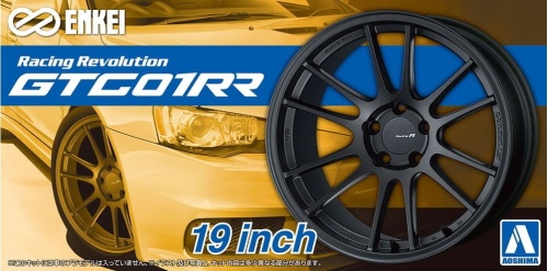 ENKEI GTC01RR 19inch 1:24 Aoshima 053317 wheels